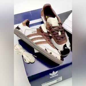 notitle x adidas samba cow print